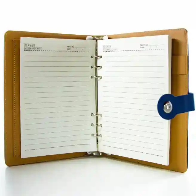 Agenda organizator cu bloc detasabil, articol 2543 ALBASTRU