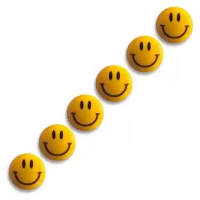 Комплект круглых магнитов "Smile", для доски