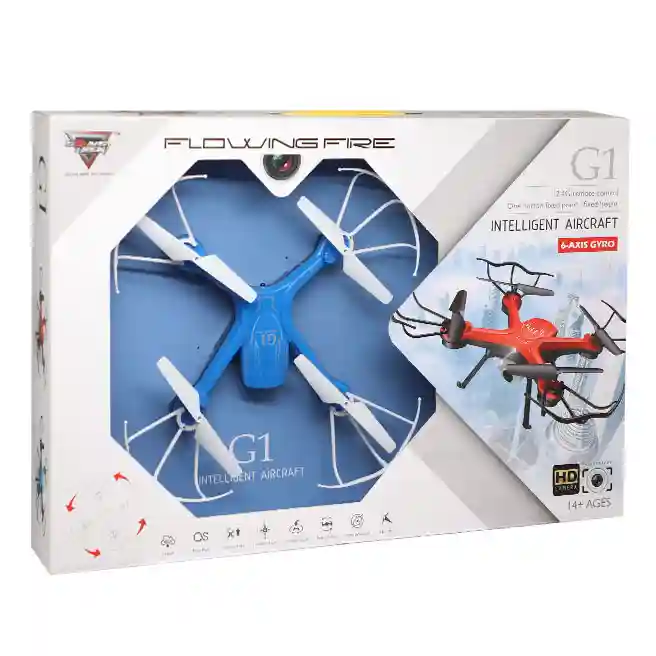 Quadcopter G1, albastru, 35х35 cm, cod 880203