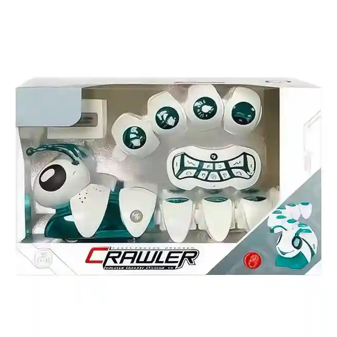 Omidă robot cu telecomandă, verde, cod 880206
