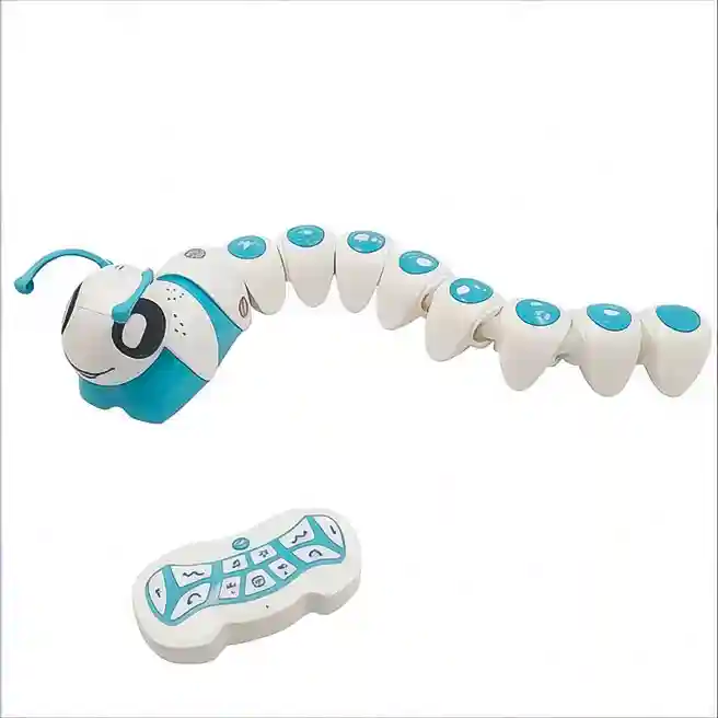 Omidă robot cu telecomandă, verde, cod 880206