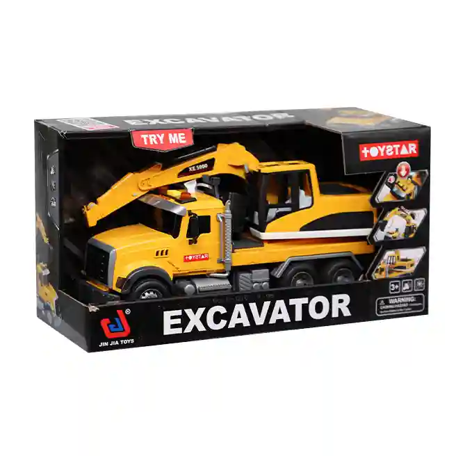 Camion-excavator Inerțial 1:14 cu sunet, cod 880048