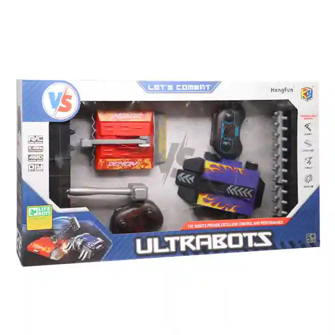Set "Ultrabots" cu platformă și mașini cu telecomandă, cod 880217