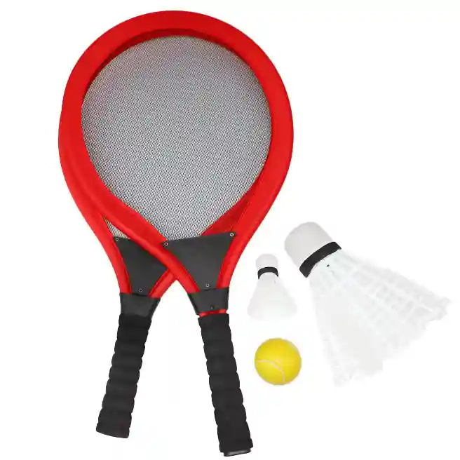 Игровой набор Теннис с 2 воланчиками и мячом, красный, код 880280