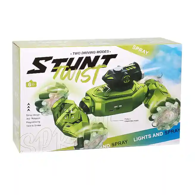 Mașină „Twist” pe telecomandă, verde, cod 880362
