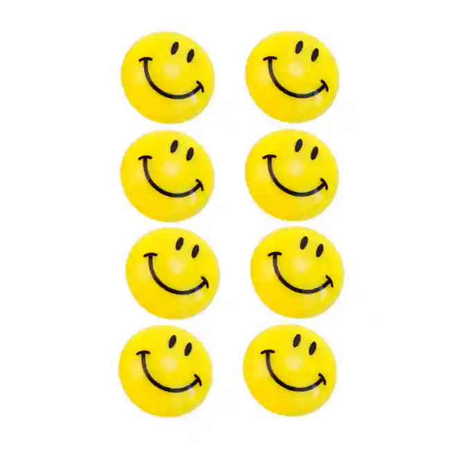 Set de magneți rotunzi "Smile", colorați, pentru tablă