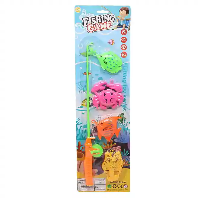 Set "Pescuit" 2 pești, rac și crab, cod 880131
