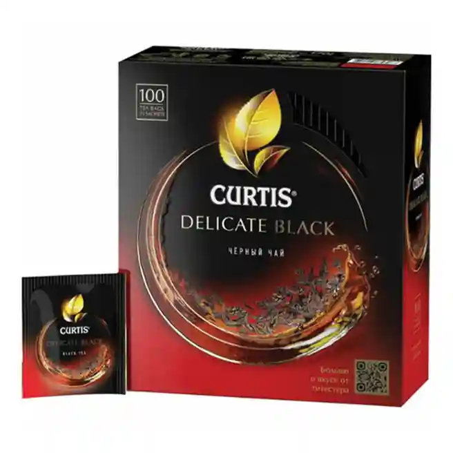 Чай CURTIS Delicate Back классический черный 100 пакетиков