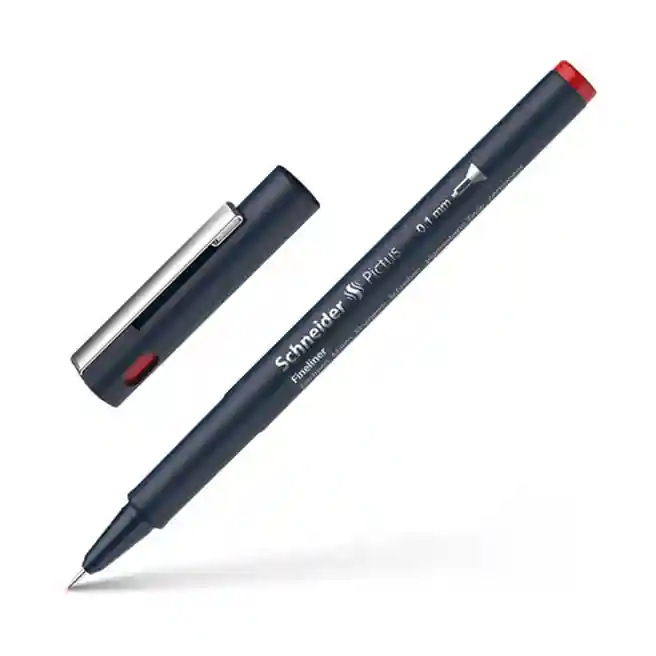 Pix Fineliner Pictus  0,1 mm roșu Schneider