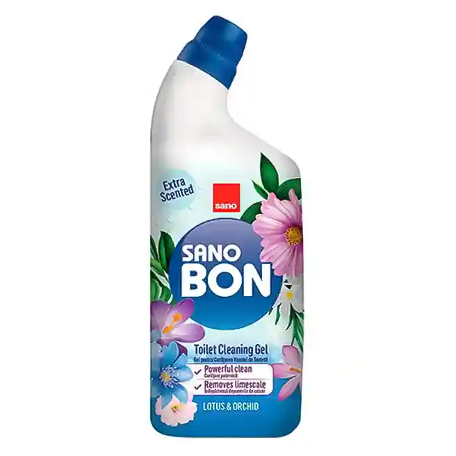 Soluție pentru curățarea tartrului de pe vasul de toaletă Sanobon Lotus and Orchid (750 ml)