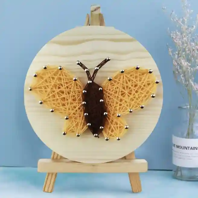 Творческий набор. Изонить 11x11. "Желтая бабочка"