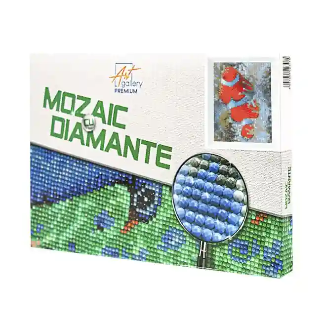 Peste clovn, 20x30 cm, mozaic cu diamante