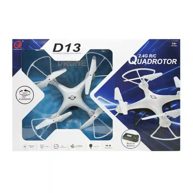 Дрон на п/у "Quadrotor", арт. D13, белый, код 702072