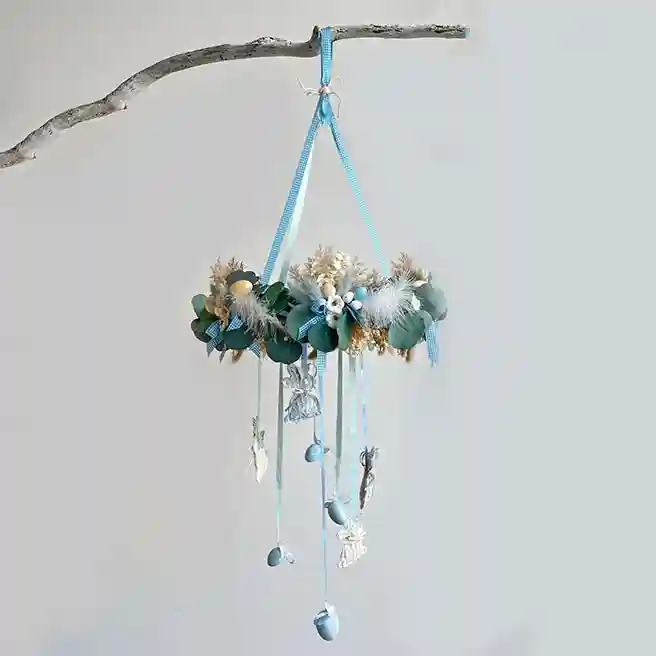 Décor Gypsophila, 4 buc, 20 cm, bej