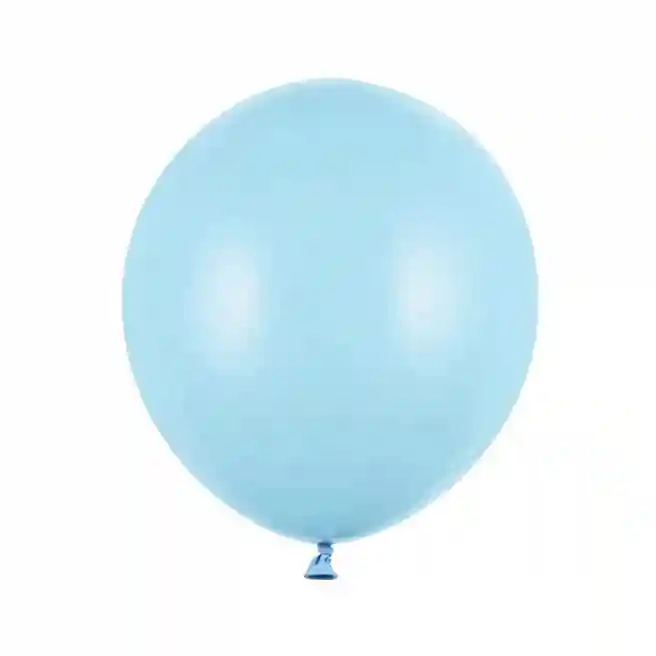 Balon latex 43 cm, albastru pastel, 1 buc