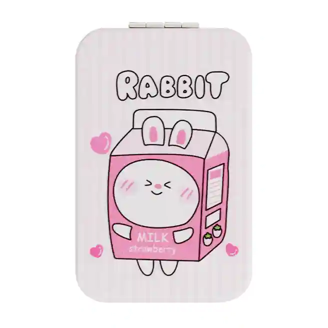 Oglindă de buzunar pliabilă MESHU "Milk rabbit"