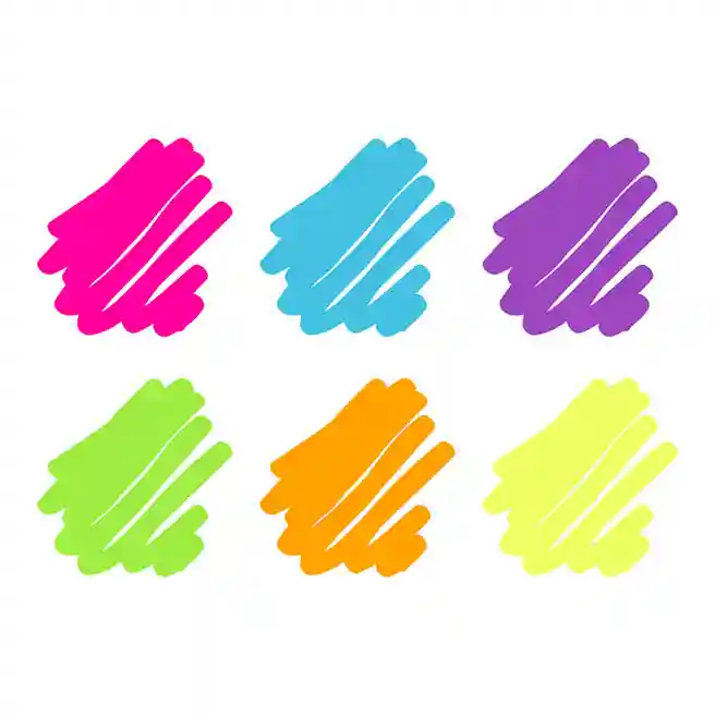 Set de pixuri gel ArtSpace "Abstracție" 6 buc., 6 culori, 1,0 mm, neon