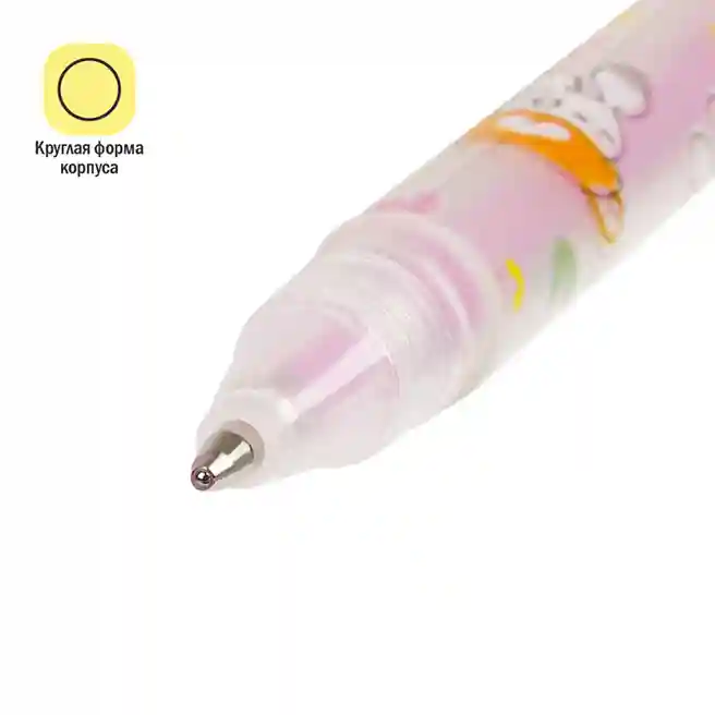 Set de pixuri gel ArtSpace "Iepuraș" 6 buc., 6 culori, 1,0 mm, pastel