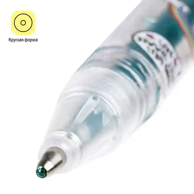 Set de pixuri gel ArtSpace "Pisică pofticioasă" 6 culori, 1,0 mm, cu sclipici