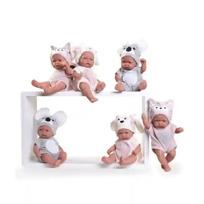 Păpuși Pitu în costume de animale 26 cm în sortiment, cod 1182D
