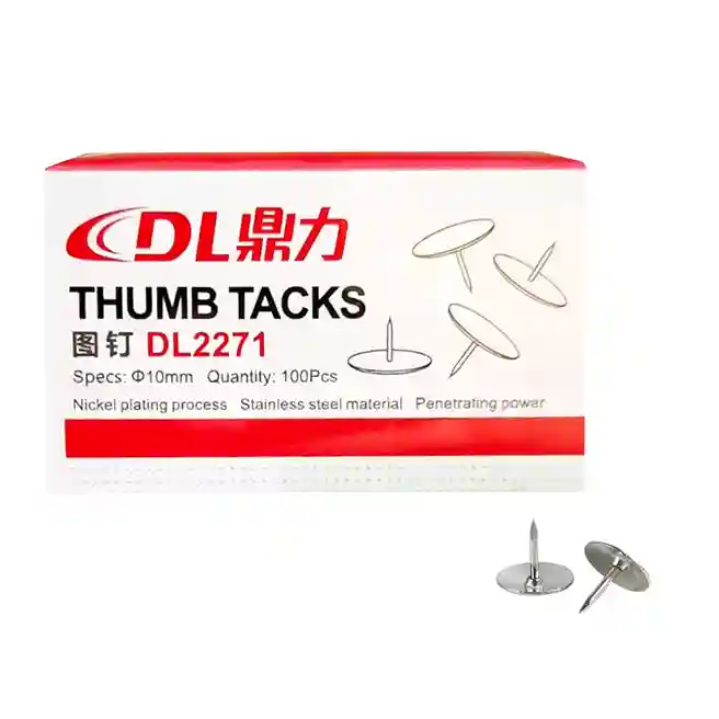 Pioneze DL, 100 buc., nichelate