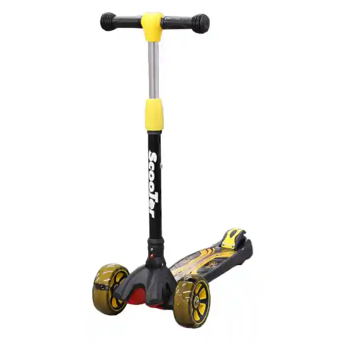 Trotinetă pentru copii 818, neagră, cod 228001