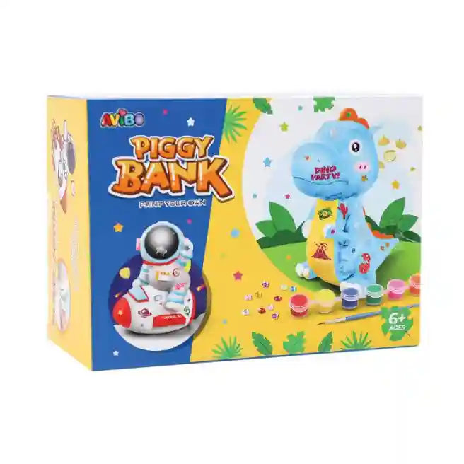 Set pentru creație pușculița de colorat „Dinozaur”, cod 752030