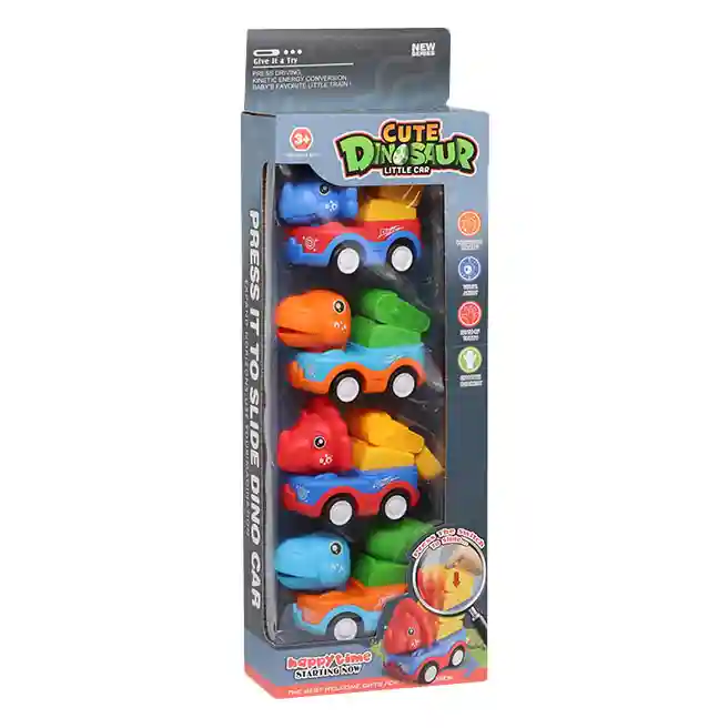 Set de mașini Dino, 4 buc., cod 902007