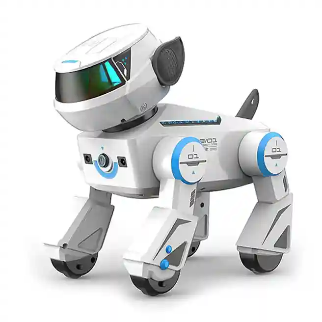 Câine cyber interactiv, alb, cod 902529