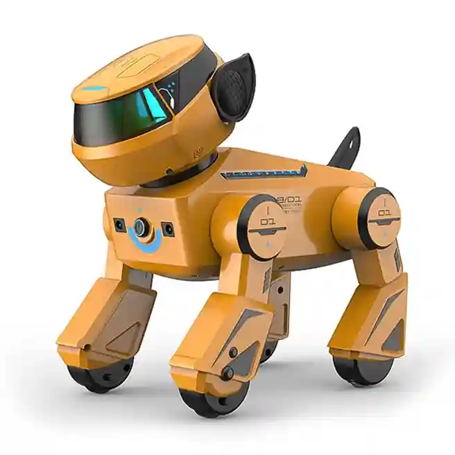 Câine cyber interactiv, portocaliu, cod 902530