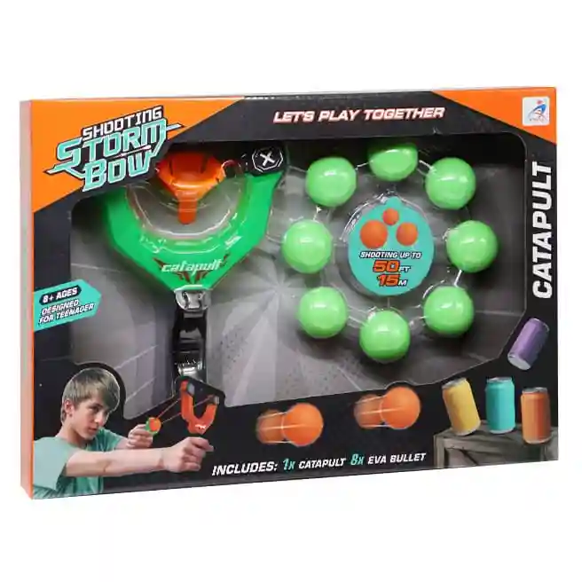 Set Praștia cu mingi, verde, cod 902526