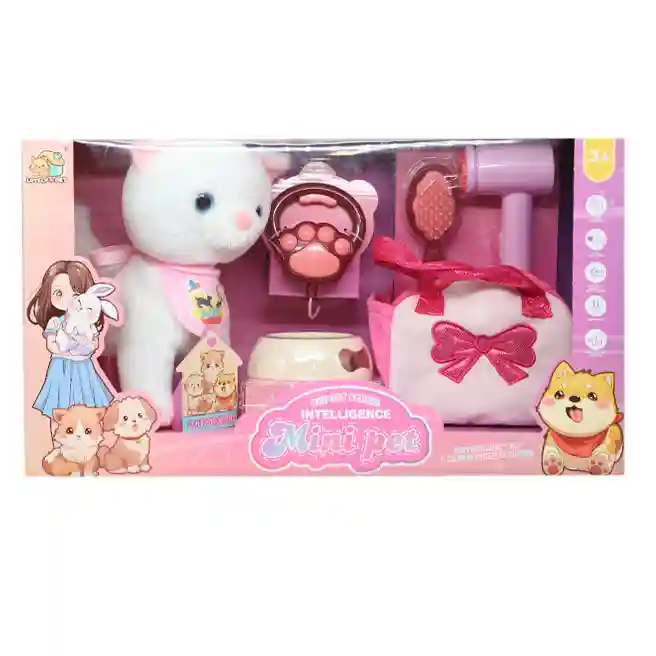 Pisică interactivă cu accesorii, cod 902036