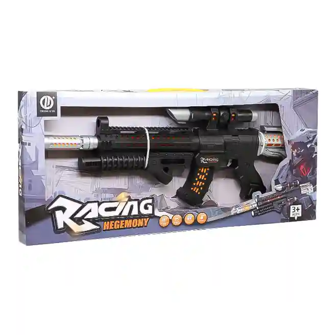 Mega Blaster cu lumină și sunet, negru, cod 902064
