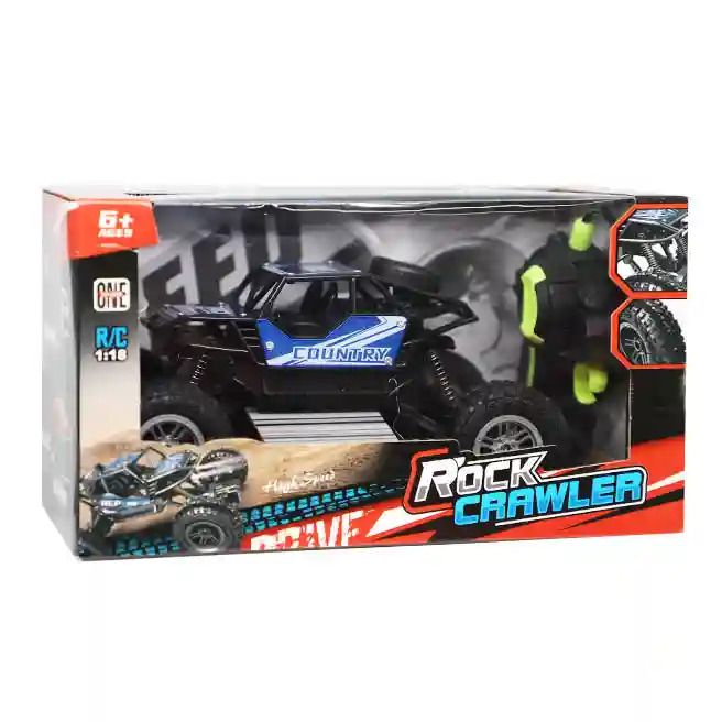 Mașină 1:18 "Mega Speed" cu radiocomandă, albastră, cod 902539