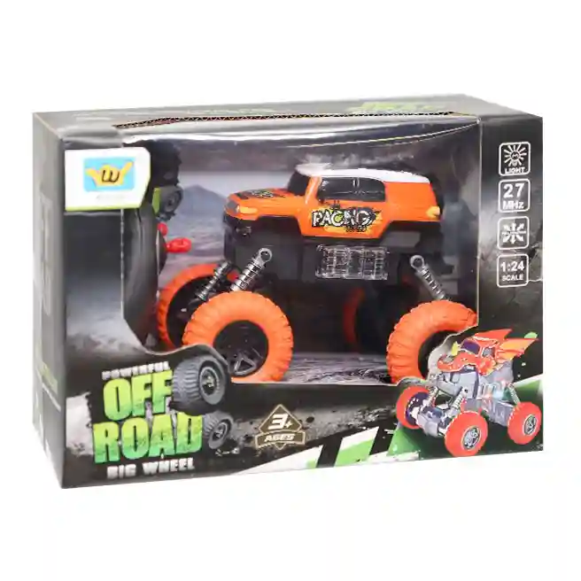 Camion monstru „Jumper” 1:24 cu telecomandă, portocaliu, cod 902531