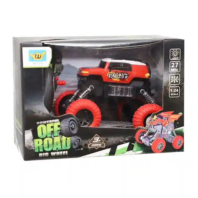 Camion monstru „Jumper” 1:24 cu telecomandă, roșu, cod 902532