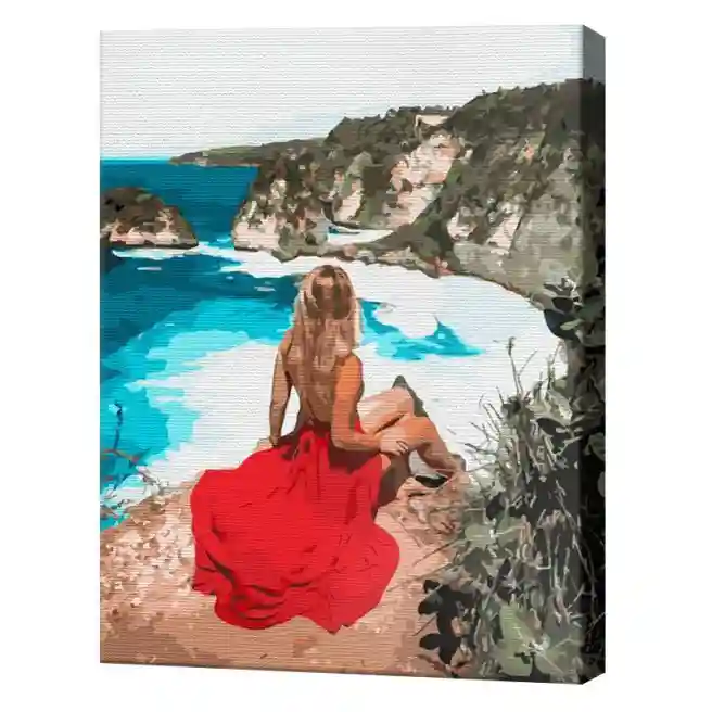 Pe marginea prăpastiei, 40x50 cm, pictură pe numere