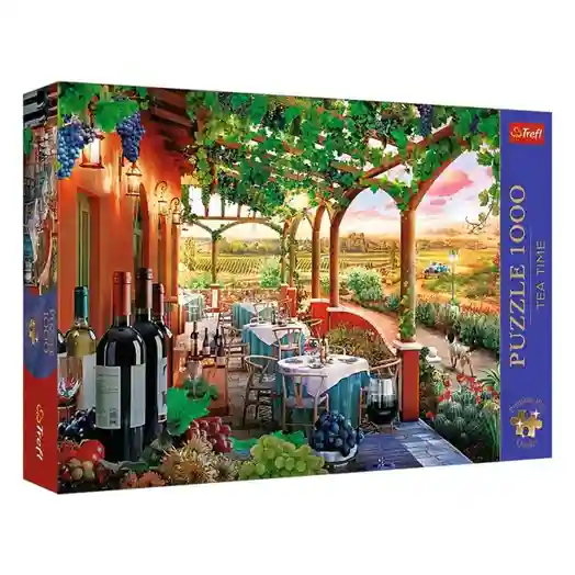 TF Пазлы "1000 Premium Plus" - "Tea Time: Italian Vineyard", код 60278