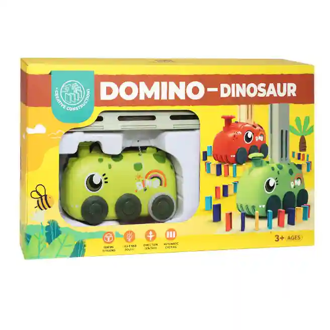 Tren dinozaur electric, jucărie cu lumină și muzică, cod 842003