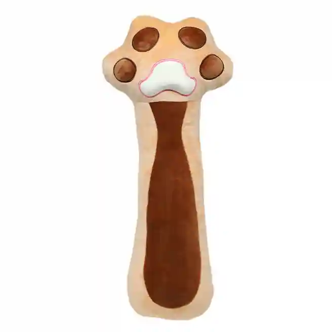 Мягкая игрушка "Кошачья лапка", бежево-коричневая, код 844110