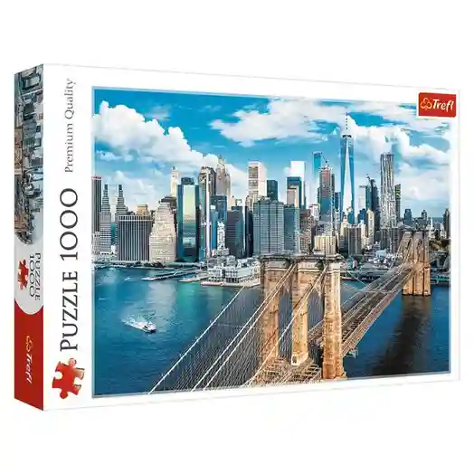 TF Пазлы "1000" - "Бруклинский мост, Нью-Йорк, США", код 49909