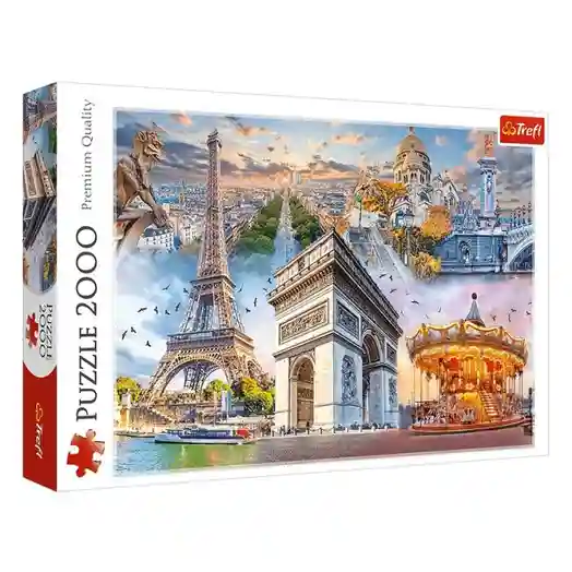 TF Puzzle "2000" - Weekend în Paris, cod 51194