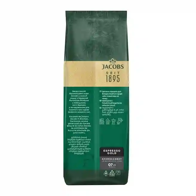 Cafea măcinată Jacobs Kronung Espresso, ambalaj moale 200 gr