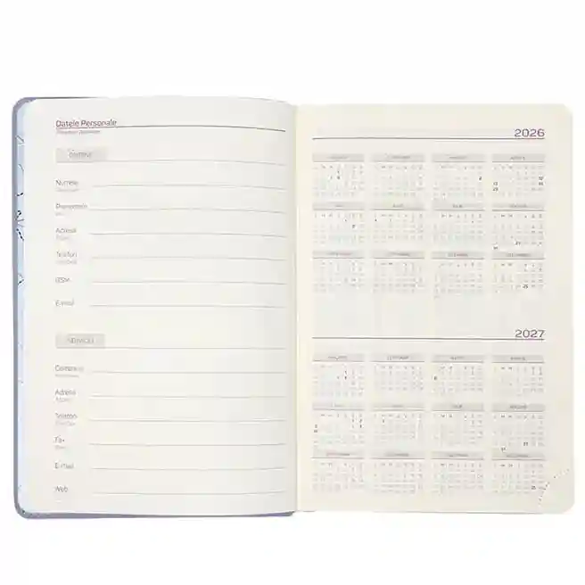 Agendă А5 2026 IDEE Standart "Soft Purple"