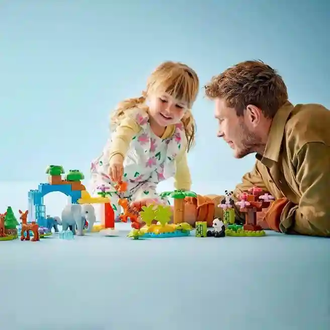 Constructor LEGO DUPLO Familii de animale sălbatice: 3 în 1, art. 10446