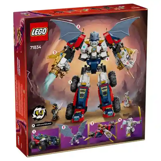 Конструктор LEGO Ninjago Ультра-комбайнер Зейна, арт. 71834