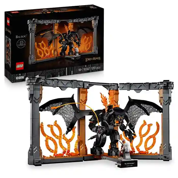 Конструктор LEGO Icons Властелин колец: Balrog Book Nook, арт. 10367