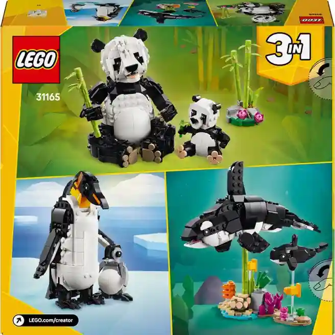 Конструктор LEGO Creator Дикие животные: Семейство панд, арт. 31165
