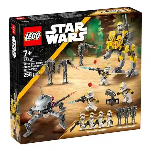 Конструктор LEGO Star Wars Боевой набор клонов 327-го звёздного корпуса, арт. 75431