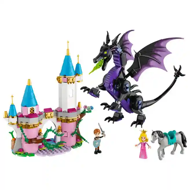 Constructor LEGO Disney Forma dragonului Maleficenta, art. 43240